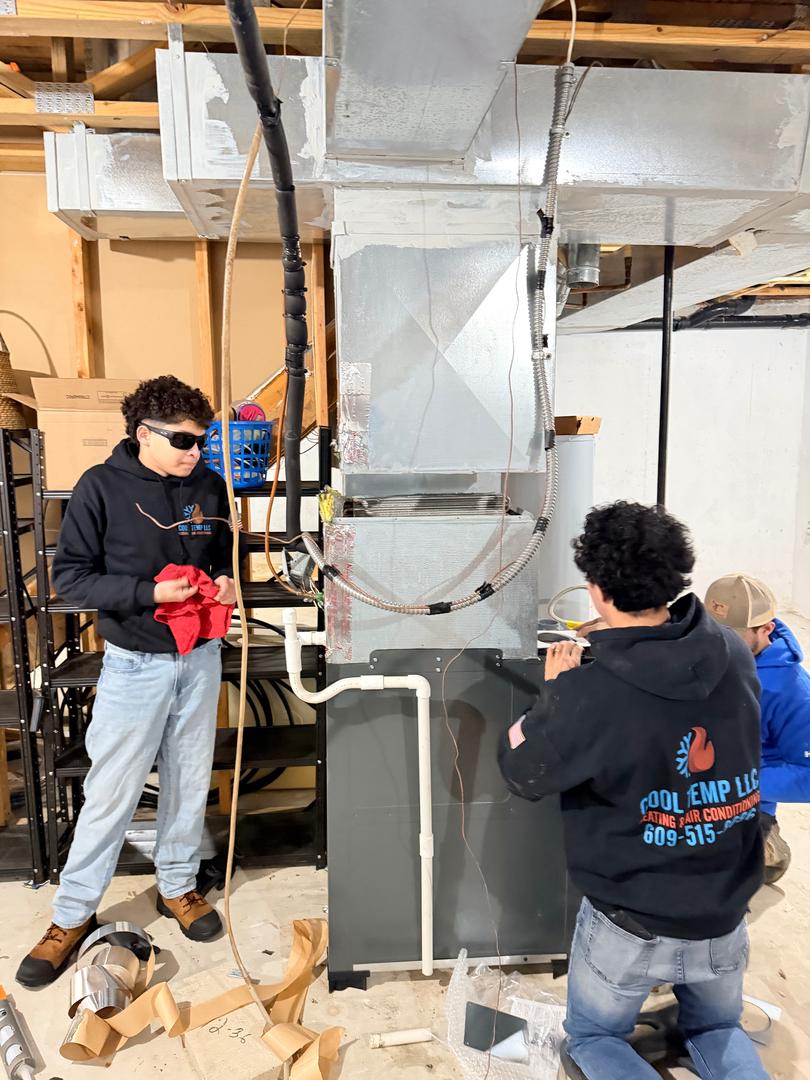 Cool Temp heating and cooling service work